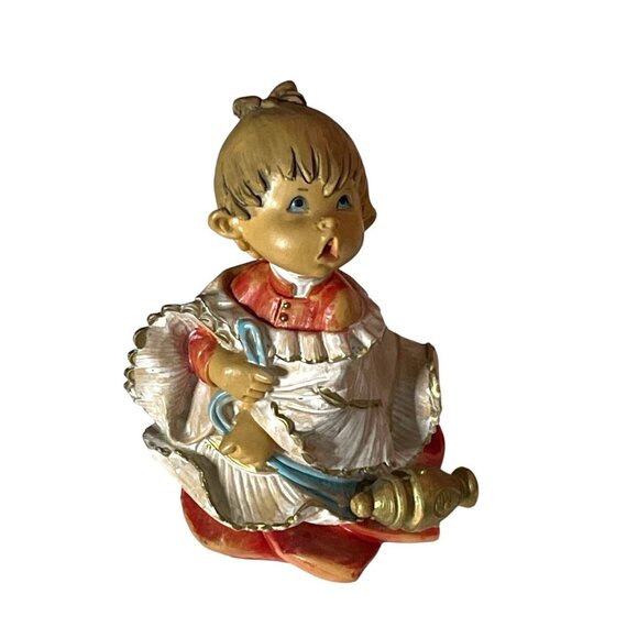 Vintage 1987 Fontanini Roman Simonetti Italy Choir Altar Boys Christmas Set of 4 - Picture 7 of 11